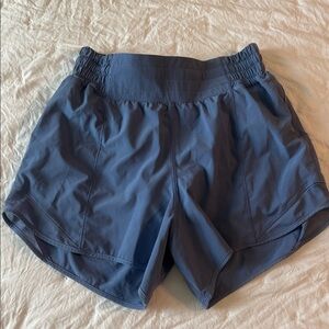 Hotty Hot High-Rise Lined Short 4" Oasis Blue Size 4